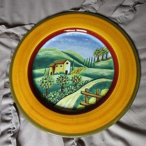 ceramic charger platter
